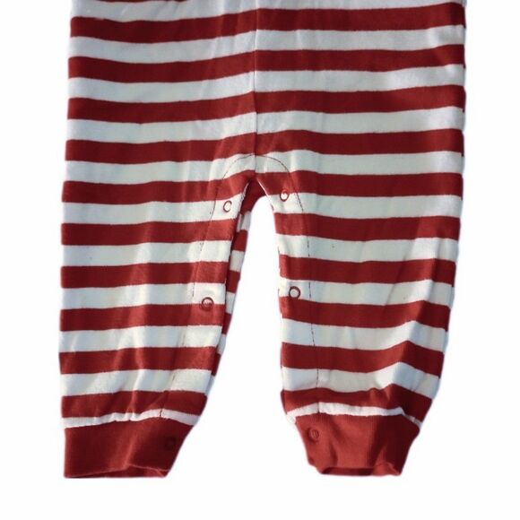 Christmas Holiday One Piece Outfit w/Hat sz 9-12M - Picture 3 of 7